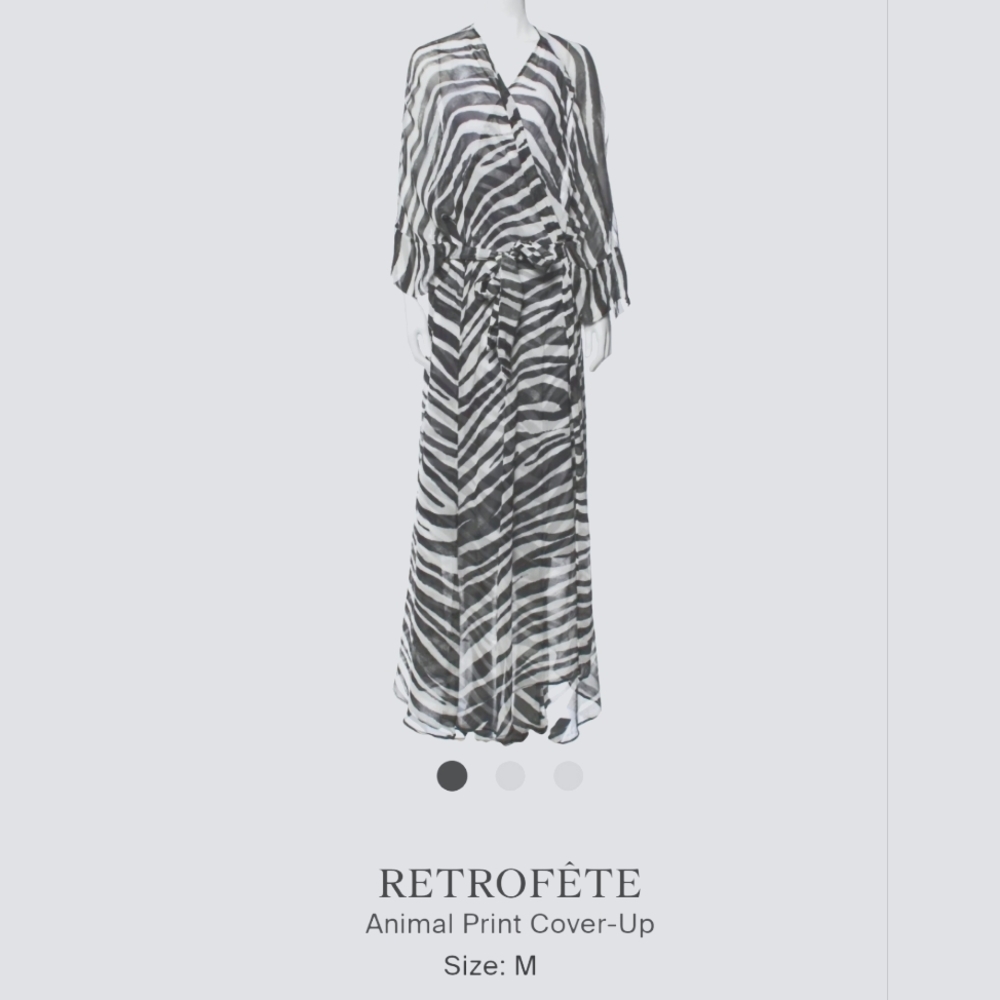 RETROFÊTE Animal Print Cover-Up
